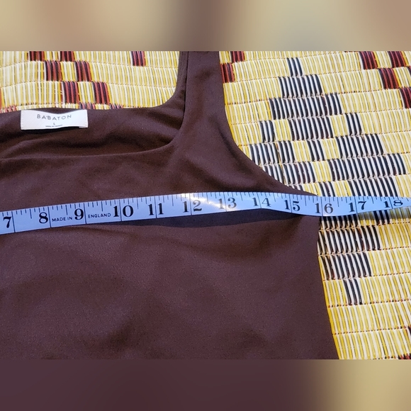 Babaton Contour Tank Mini Dress. Coffee Brown Color. Sz L. NWT. - Picture 6 of 7